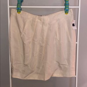 Gap Ivory Pleated midi Skirt size 4 NEW NWT